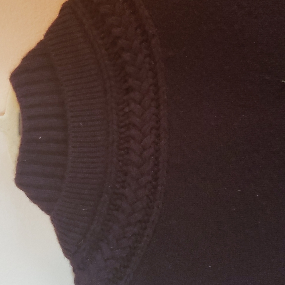 Burberry Medium Maroon Button Sweater - image 5